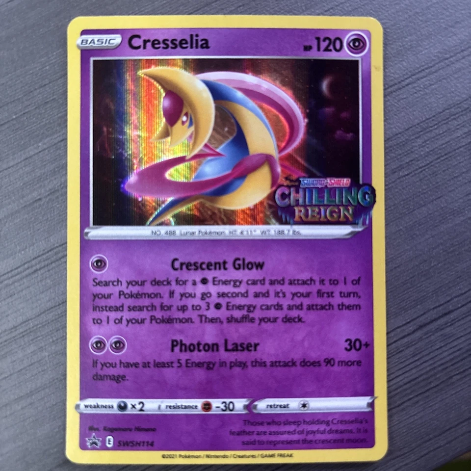 Cresselia - (Prerelease) SWSH114 SWSH: Sword & Shield Promo Cards Holo - Image 1 of 2