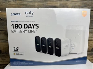 ANKER eufy Cámara de Seguridad 2k Sin Cable 2C Pro Kit de Inicio con 4 Cámaras/Base de Hogar - Imagen 1 de 16