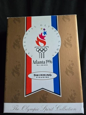 Figura de natación vintage 1996 Hallmark Atlanta Centennial Olympics EE. UU. Foto 1 de 4