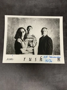 RUSH 8 x 10 Zoll Werbe Presse Foto schwarz & weiß matt LESEN - Bild 1 von 2