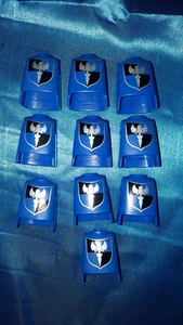 Playmobil Ritter Emblem Doppelstreitaxt 10 x Oberkörper blau Set top - Bild 1 von 1
