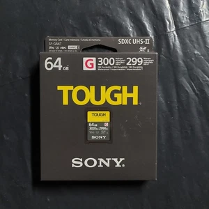 Sony TOUGH 64GB SDXC UHS-II Memory Card - Picture 1 of 1