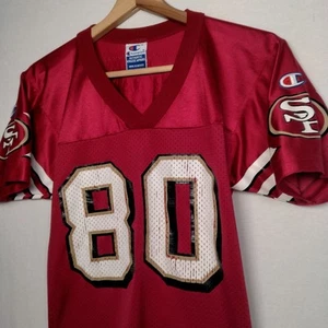 Vintage San Francisco 49ers Jerry Rice Jersey Youth Small 8 Kids NFL Champion - Picture 1 of 19