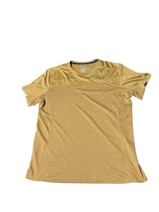 Kuhl Men's Large Engineered Krew Shirt Gold Short Sleeve Outdoor Quick Dry EUC - Picture 1 of 5