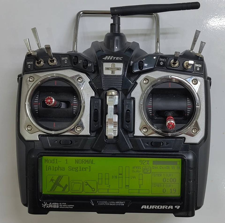 Hitec Aurora 9 -  2,4Ghz Fernsteuerung Sender - Bild 1 von 2