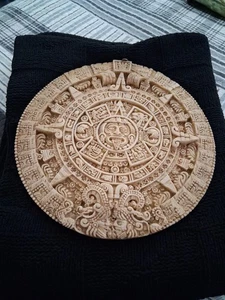 Vintage Aztek Solar Sonne Maya Kalender 11,25 Zoll  - Bild 1 von 4