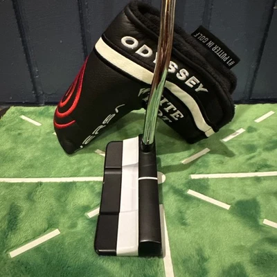 Odyssey White Hot Versa Double Wide Putter 35" RH w/ head cover - excellent cond - Image 1 of 4