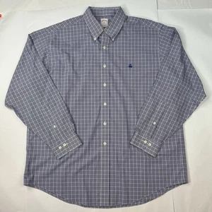 Camisa Tommy Bahama Para Hombres Multicolor A Cuadros Algodón Pima Manga Larga Con Botones L - Imagen 1 de 8