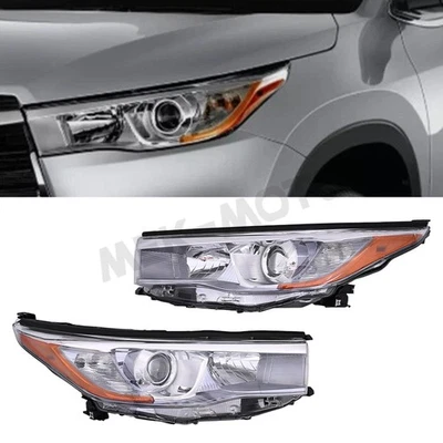 投影仪前灯 左右大灯 适用于丰田 Highlander 2014 2015 2016 — 第 1/4 张图片