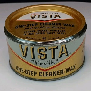 Neu aus altem Lagerbestand Simoniz Vista - One Step Reiniger/Wachs - 9 Unzen Dose - Hergestellt in den USA - Guter Zustand.NEU - Bild 1 von 23