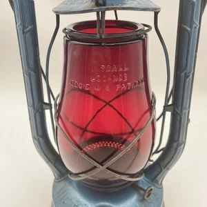 DIETZ RR Vintage MONARCH Laterne, Red Globe, New York, USA - Bild 1 von 18
