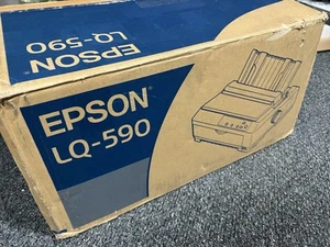 Epson LQ-590 Parallel USB Impact Dot Matrix Printer New - Picture 1 of 8