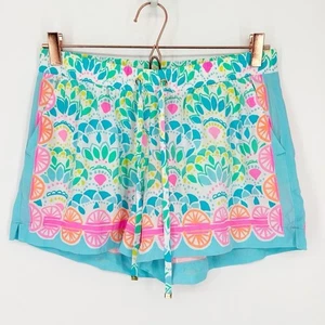 Nuevo con etiquetas Pantalones Cortos Lilly Pulitzer Katia Camaleón Bolsillos Cítricos - Imagen 1 de 4