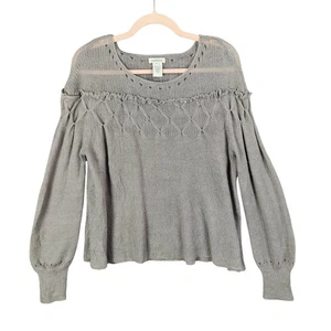 Suéter Sundance Mezcla Mohair Tejido Hada Manga Linterna Diamante Mujer Mediano - Imagen 1 de 7