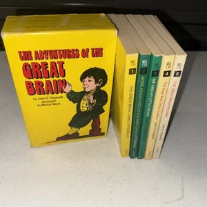 The Adventures of the Great Brain - John D. Fitzgerald Five Book Box Set Vintage - Picture 1 of 4