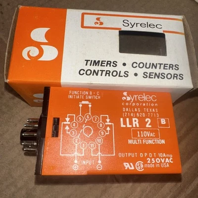 SYRELEC LLR2B Y2 110A RELAY - Image 1 of 3