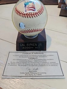 Cal Ripken Jr 3000 Hit Ball - Picture 1 of 5