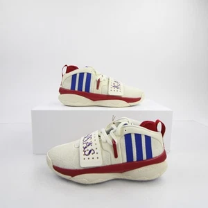 Kansas Jayhawks adidas Basketball Shoe Men's Cream/Red New - Picture 1 of 7