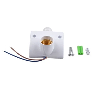 Versatile and Practical PIR Motion Sensor Light Socket for E27 Bulb AC110 240V - Picture 1 of 15