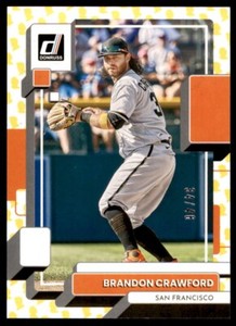 2022 Donruss Presidential Collection Brandon Crawford 34/46 Giants