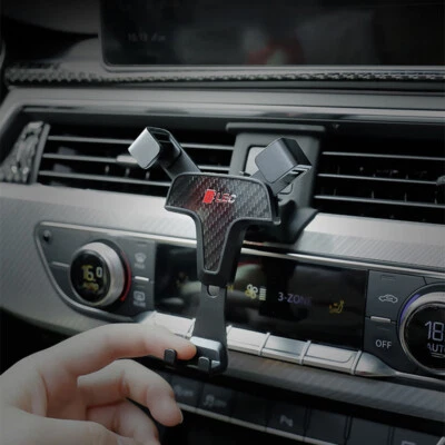Car Air Vent Mount Bracket Cell Phone Holder Stand For Audi A4 A5 2017 2018 2019 - Image 1 of 4