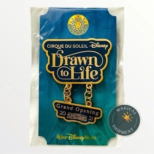NEW! Disney's Cirque du Soleil -Drawn to Life Grand Opening Pin | Disney Springs - Picture 1 of 2