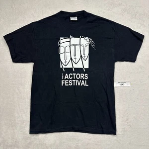 The Actors Festival Men's T-Shirt - Medium - Black - Imagen 1 de 11