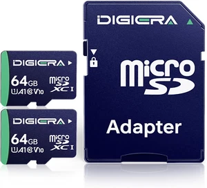 Carte mémoire 64 Go CT100 Microsdxc UHS-I avec adaptateur - jusqu'à 100 Mo/S, C10, U1, V1 - Photo 1 sur 11