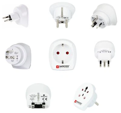 Reiseadapter Reisestecker universal EU UK USA China Italien Schweiz Aust. Skross - Bild 1 von 4