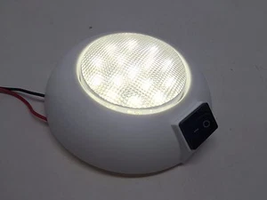 Marine Boat RV 4" LED Surface Mount Light 12V Warm White 15 LED 100mA W/ Switch - Picture 1 of 7