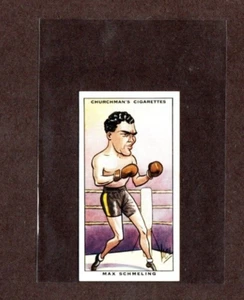 1931 Churchman's Cigarettes Sporting Celebrities MAX SCHMELING #14  [NM] - Picture 1 of 2