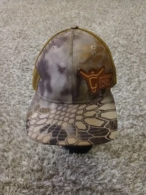 Sombrero de Ganado Whisky Creek Adulto Hombre Marrón Gorra Trasera a Presión Malla Ajustable Espalda Foto 1 de 4