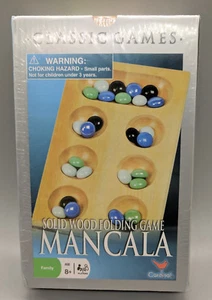 NUOVO Mancala Sigillato Cardinale Legno Massello Pieghevole Gioco Classico Giochi Famiglia 2007 - Foto 1 di 5