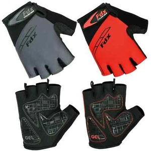 Men Cycling Gloves Bike Half Finger Bicycle Padded Fingerless Dimex Sports - Picture 1 of 12