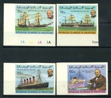 Mauritania 1979 Mi. 636-639 Nuovo ** 100% Non dentellati R. Hill