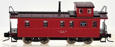 Z Scale Marklin Mini-Club 81466 CBQ Caboose (MTL couplers) - Image 1 of 4