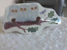 Vintage Ikea coathook featuring an Owl and Dragonfly  