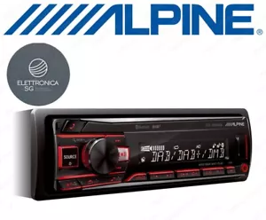 AUTORADIO ALPINE UTE 204DAB - 4x50w - RADIO DAB - BLUETOOTH - USB - DAB RADIO - Foto 1 di 3