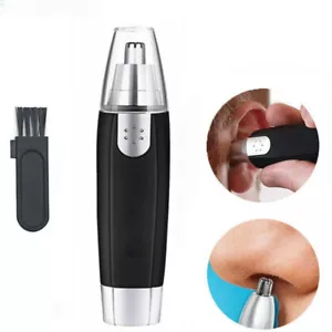 Electric Nose Ear Hair Trimmer Eyebrow Shaver Clipper Groomer Cleaner Unisex USA - Picture 1 of 6