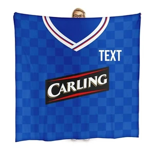 Glasgow Bears 2009 Home Football Shirt Personalised Large Fleece Blanket - Picture 1 of 14