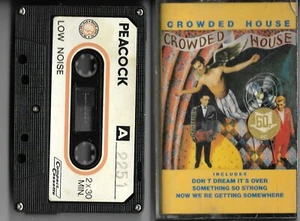 Crowded House - Self Titled 1986 RARE Thailand Cassette - Peacock 2251 - Picture 1 of 5