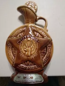 Jim Beam 1968 BPOE Elks Centennial Commemorative Bourbon Whiskey Decanter Empty - Picture 1 of 7