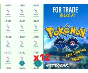 🔥 Pokémon Go BULK Costume Absol x12 For TRADE || #1 PoGo Trader 🔥 - Picture 1 of 3