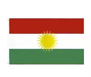 Offizielle Kurdistan Flagge, Fahne, Kurdish Flag, Sonnenflagge 60x90cm, 90x150cm - Bild 1 von 1