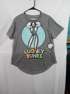Camiseta para mujer Buggs Bunny Looney Tunes X-grande gris jaspeado - Imagen 1 de 5