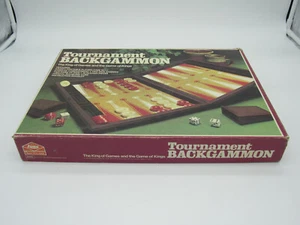 E.S. Lowe, Vintage 1978 Tournament Backgammon, with box, complete. - Picture 1 of 6