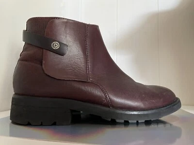 Botines Hudson London Cuero Borgoña Talla 37 EE. UU. 7 Foto 1 de 4