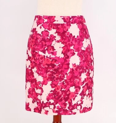 Falda Lápiz KATE SPADE Berry Moody Jordan Mezcla Seda Rosa Floral Talla 12 Foto 1 de 4