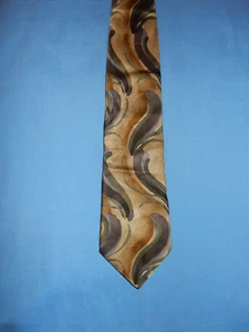 Jerry Garcia 100% Silk Butterfly Study II Collection Thirty-two Neck Tie - Tans - Picture 1 of 5