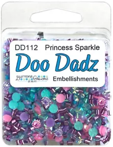 Buttons Galore Doodadz Embellishments Princess Sparkle - Picture 1 of 2